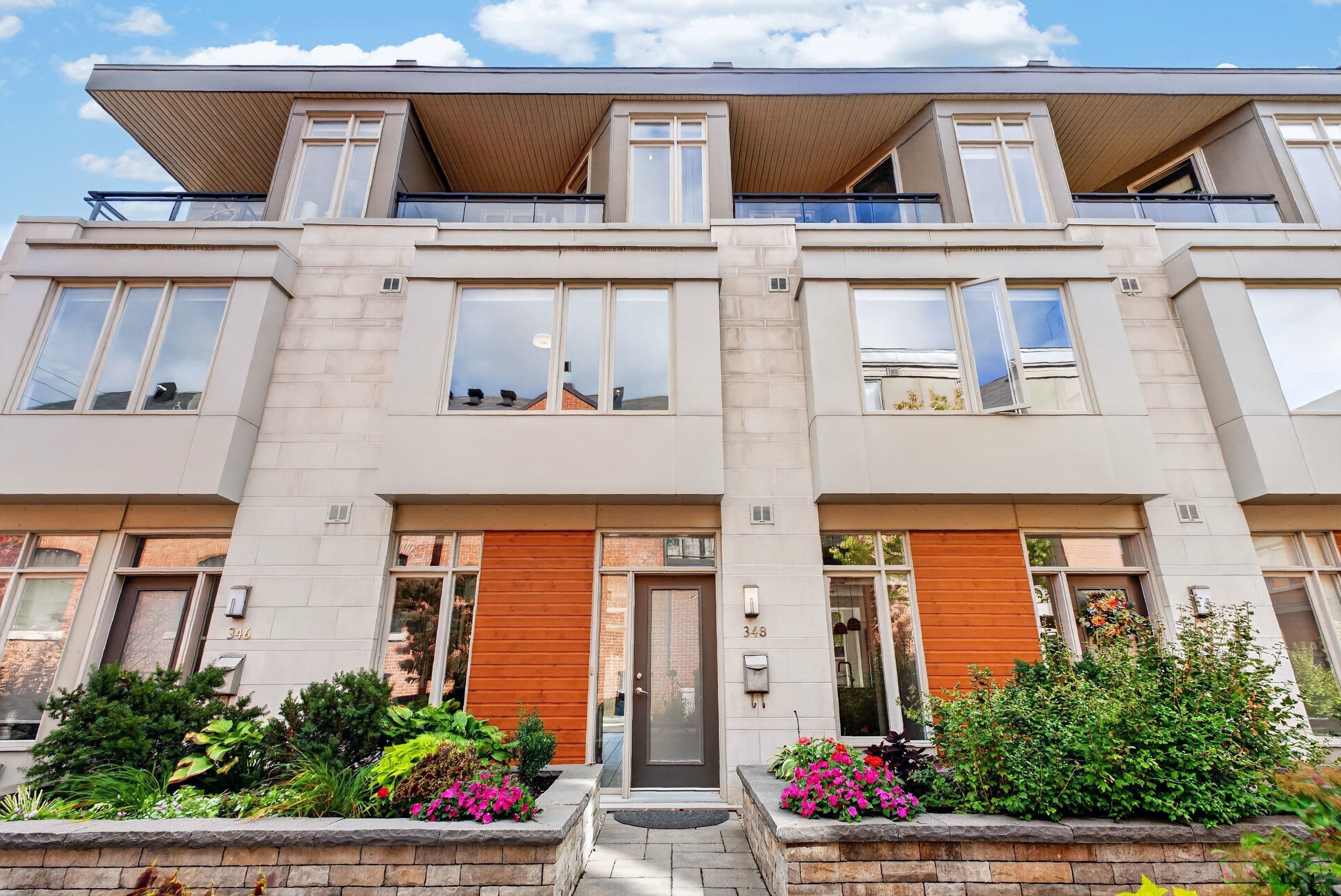 The Ravenhill Common brownstone row